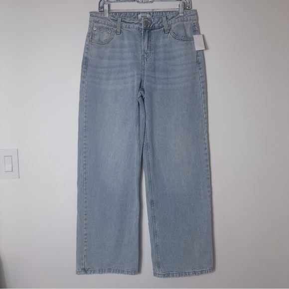 refuge Denim - Refuge Light Blue Flare & Wide Leg Jeans